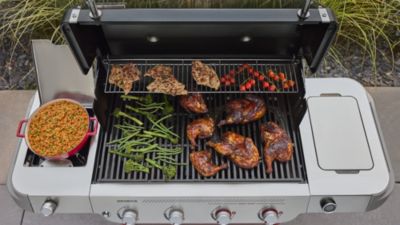 Barbecue à gaz Weber Genesis E-435 acier noir