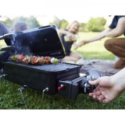 Barbecue a gaz - WEBER - Go-Anywhere - Cuve et couvercle en acier émaillé - Brûleur inox