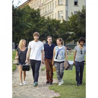 Barbecue a gaz - WEBER - Go-Anywhere - Cuve et couvercle en acier émaillé - Brûleur inox