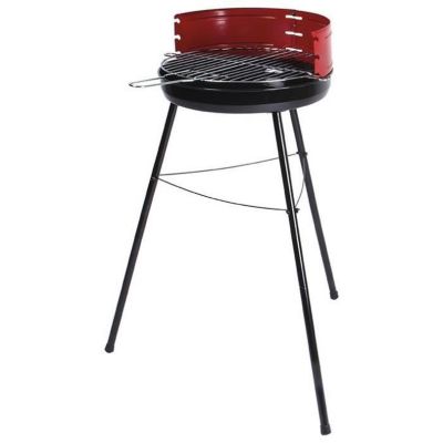 Barbecue acier lanzarote sur pieds rond 40 cm - TOM