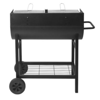 Barbecue à charbon 71 x 35.5cm avec chariot Red Deco ALABAMA