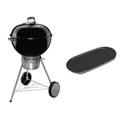 Barbecue charbon bois Weber Original Kettle Premium ø57cm +plancha