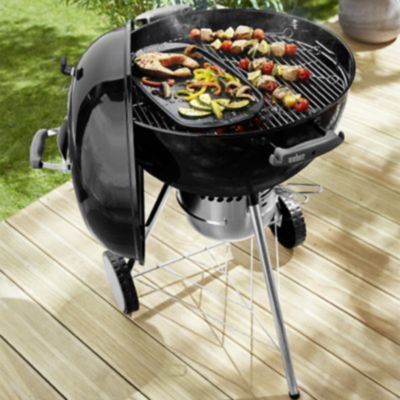 Barbecue charbon bois Weber Original Kettle Premium ø57cm +plancha