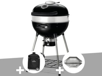Barbecue à charbon Charcoal Kettle Pro 57 cm + Housse de protection + Lot de 2 paniers à charbon - Napoleon