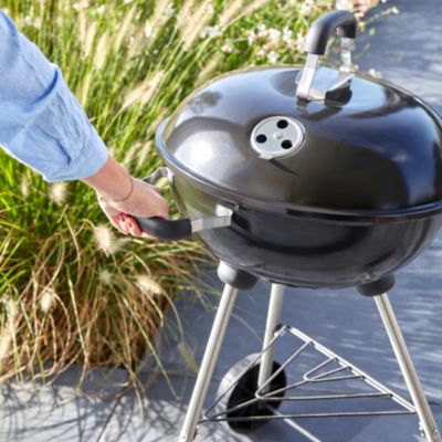 Barbecue charbon de bois acier noir Pamola ∅41,4 cm