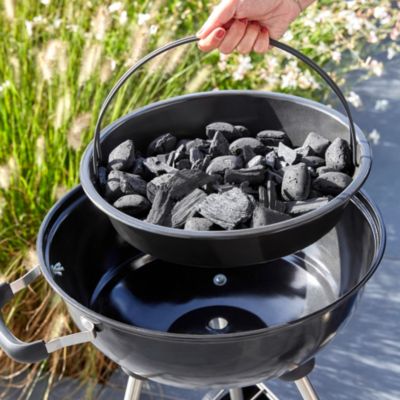 Barbecue charbon de bois acier noir Pamola ∅41,4 cm
