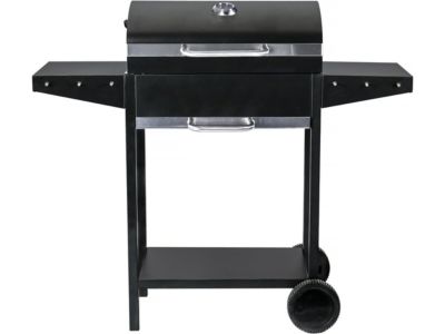 Barbecue charbon de bois "Bizon"  119 x 50 x 101 cm  Noir