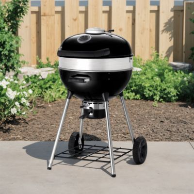 Barbecue charbon de bois Napoleon noir PRO22K-LEG-3