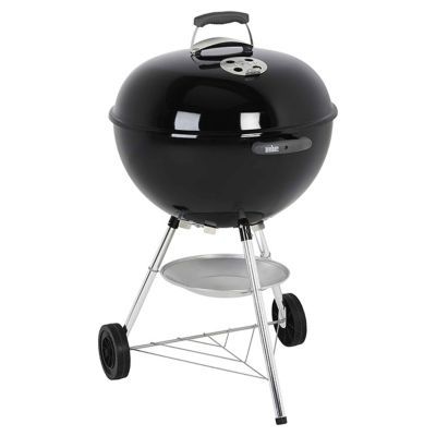 Weber Barbecue Grill à Charbon Bar-B-Kettle, 57 cm avec Couvercle, Support  Trépied et Roues - Appareil de Cuisson d'Extérieur Autoportant avec Vasque  en Porcelaine Émaillée - Noir (1331004) : : Jardin