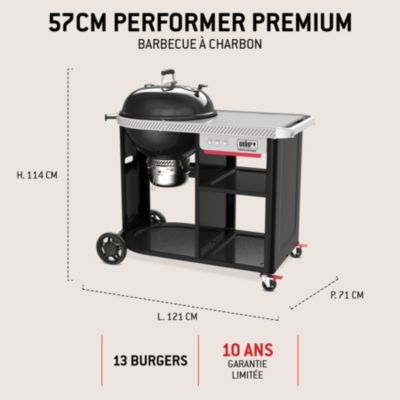 Barbecue charbon de bois Weber Performer Premium ø57 cm