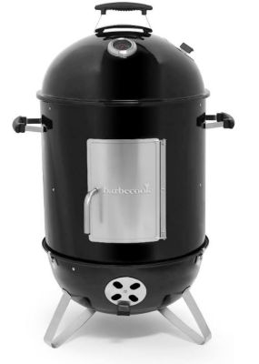 Barbecue charbon horizontal barbecook acier noir 61 x 54 x 112 cm