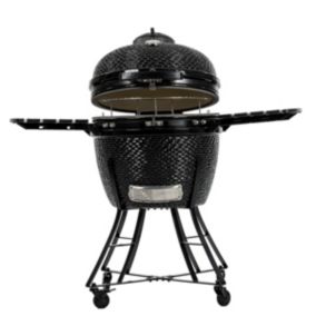 Barbecue à charbon Kamado Noir Céramique Grille Diam 52cm 134 x 77 x 120 cm PIT BOSS