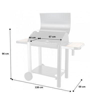 Barbecue charbon Vulcano 3000 - Somagic