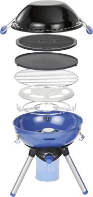 Barbecue de camping 3 en 1 portable avec plaque antiadhésive et allumage Piezo