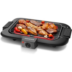 Barbecue Electrique d Intérieur - 2000W - Thermostat - Taille Compacte - Gril sans Fumée Démontable - Utilisation Avec de l Eau