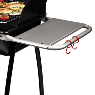 Barbecue en forme de demi-tonneau (104.5x52.5x94 cm - Noir)