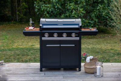 Barbecue gaz 16 couverts Premium 4 brûleurs 12,8 kW Woody Campingaz