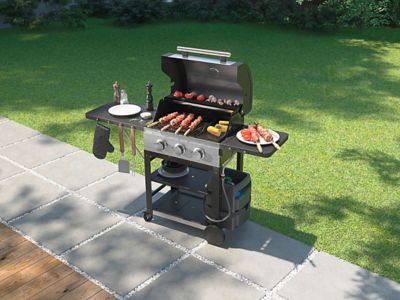 Barbecue gaz 3 brûleurs GoodHome Owsley