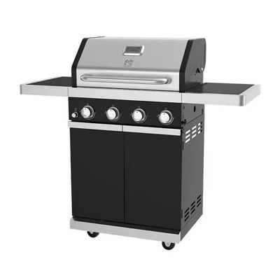 Barbecue gaz 4B AHTENA 4 bruleurs inox 68 x 44.2 cm