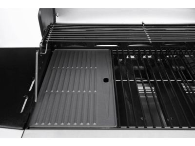 Barbecue Gaz "Bingo 4"  4 brûleurs dont 1 latéral  14kW + Housse protection  Argenté