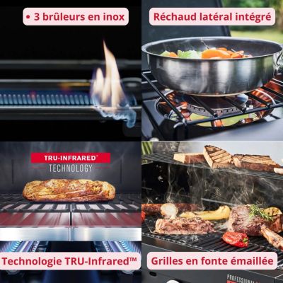 Barbecue à gaz Char-Broil Professional CORE B 3 avec TRU-Infrared