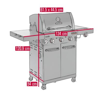 Barbecue à gaz Char-Broil Professional CORE B 3 avec TRU-Infrared