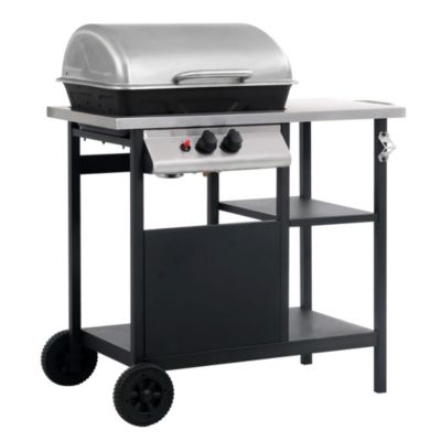 Barbecue à gaz et compartiments (92x53x96 cm  - Multicolore)