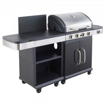 Barbecue Gaz FIDGI 4 + desserte - Cook in Garden