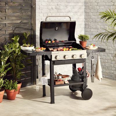Barbecue gaz GoodHome Tippah 4.0 en acier
