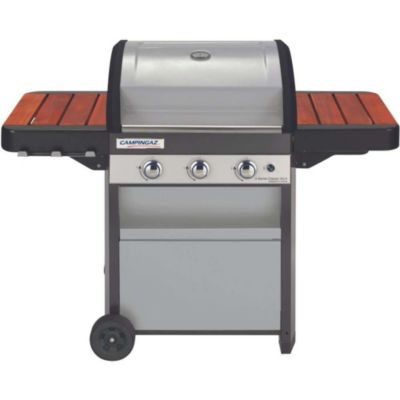 Barbecue gaz horizontal campingaz fonte gris 125 x 65 x 111 cm ustensiles