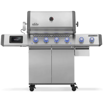 Barbecue gaz Napoleon Prestige pro 665 71 x 46cm gris