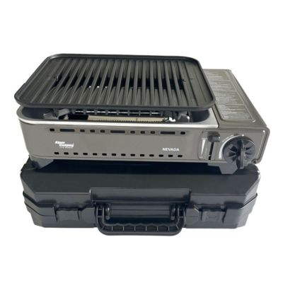Barbecue à gaz Portable Réchaud Grill 1780W Butane Allumage Piezo + Mallette Camping ALPEN