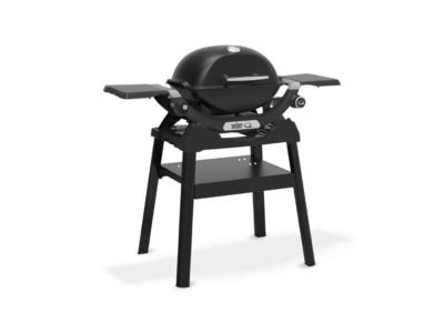 Barbecue à gaz Q 1200N noir avec pied + Housse + Spatule - Weber