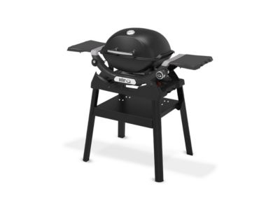 Barbecue à gaz Q 1200N noir avec pied + Housse + Spatule - Weber