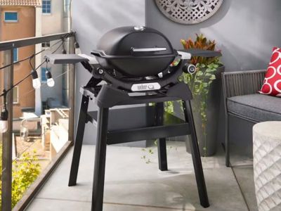 Barbecue à gaz Q 1200N noir avec pied - Weber