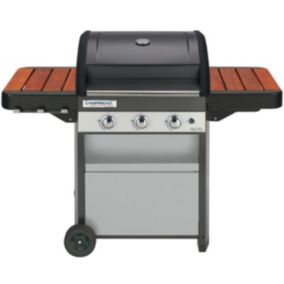 Barbecue à gaz sur pieds 3 feux 9.6kw gris Campingaz CLASS-3WLD