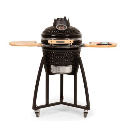 Barbecue kamado Patton Premium 16" - Grille D 34 cm - Noir