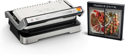 Barbecue Électrique Tefal OptiGrill XL 2 en 1 12 Programmes