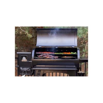 Barbecue à Pellets Grill et Fumoir Ecran LCD Surface de cuisson 90x50 cm 8 cuissons Navigator 1150 PIT BOSS