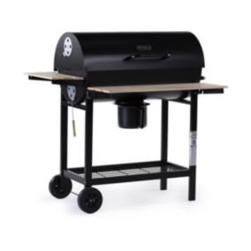 Barbecue XXL charbon de bois "King"  95 x 63 x 105 cm  Noir