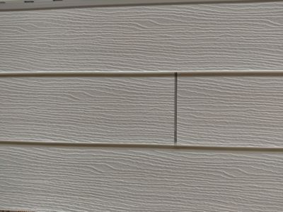 Bardage PVC Cellulaire Crème 3M  RAL 9001