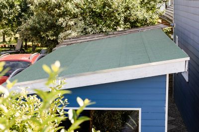 Bardeau rouleau bitume adhésif Lizy Garden vert H.0,5 X L.5m Soprema