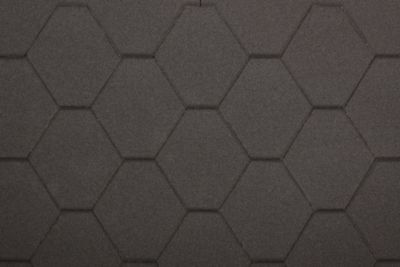 Bardeaux bitumineux Hexagonal Rock, couleur noir - bitume toiture 3 m2 - Timbela H-BLACK