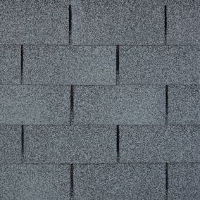 Bardeaux bitumineux TRIO, couleur noir - bitume toiture 3m2 - Timbela T-GREY
