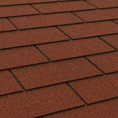 Bardeaux bitumineux TRIO, couleur rouge - bitume toiture 3m2 - Timbela ...