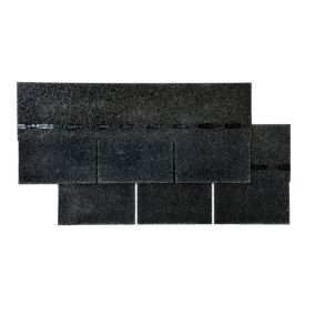 Bardeaux rectangulaire IKO noir 77,7 x 33,6 cm