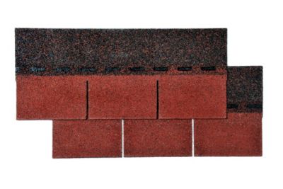 Bardeaux rectangulaire IKO rouge 77,7 x 33,6 cm | Castorama