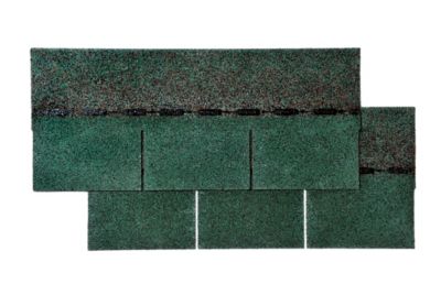 Bardeaux rectangulaire IKO vert 77,7 x 33,6 cm