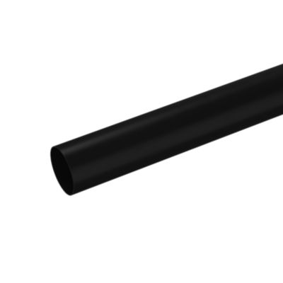 Barre à rideaux Araxos GoodHome noir mat Ø2,8 x L.150 cm