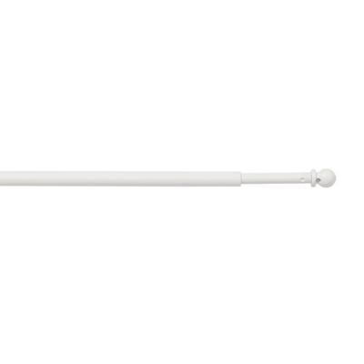 Barre à rideaux extensible à coller 50/80 blanc
